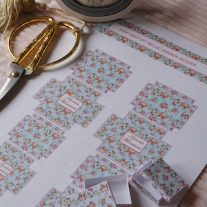 PDF** DOWNLOAD Shabby set of boxes. 1:12 Miniature set of boxes & bags dollhouse. 1-6 scale miniature books home printable.