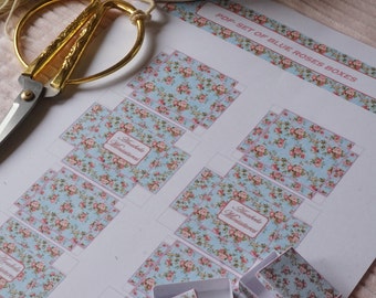 PDF** DESCARGAR Conjunto de cajas Shabby. 1:12 Conjunto en miniatura de casas de muñecas con cajas y bolsos. Libros en miniatura a escala 1-6 imprimibles en casa.