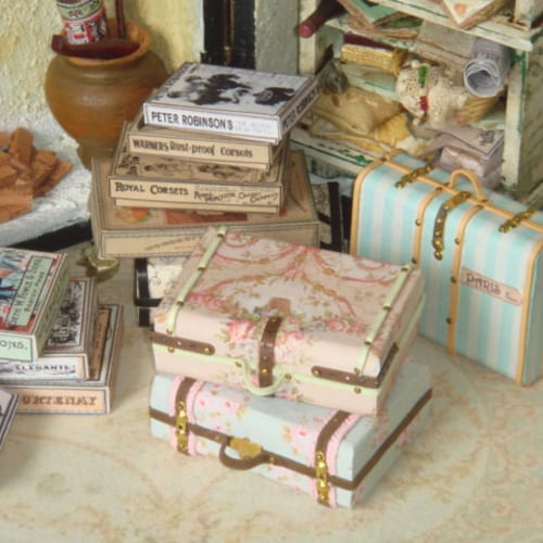 1/12 Schaal Miniatuur Houten Vitrinekast Voor Poppenhuizen Accessoires