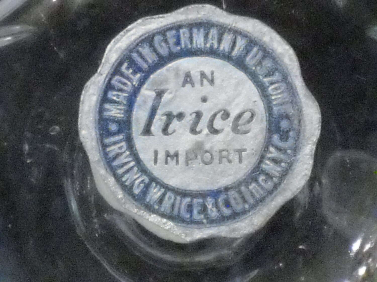 Vintage Perfume/scent Bottle Irice Crystal Made in Germany Etsy