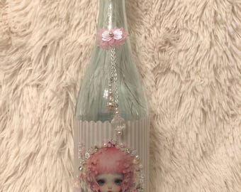 seaweed princess wine bottle light
