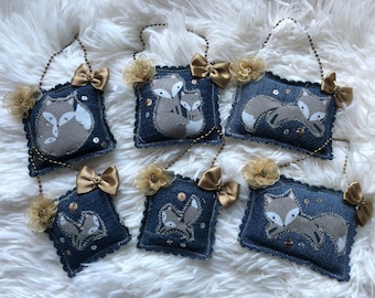pretty fox hanging decorations
