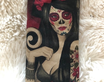 alexander henry tattoo fabric phone cover