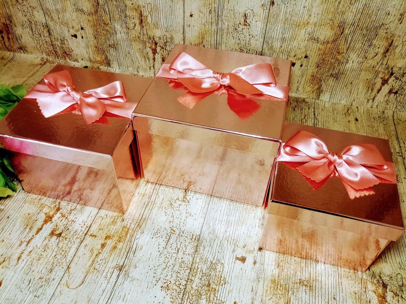 Personalised Rose Gold Wedding Gift Box Bridal Party Gift Etsy