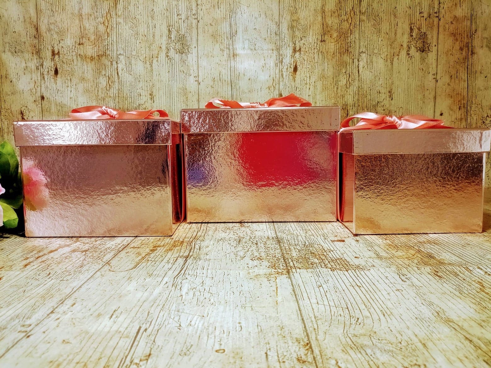 Personalised Rose Gold Wedding Gift Box Bridal Party Gift Etsy