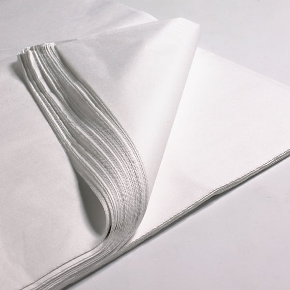 Acid Free White Tissue Paper, Large Sheets 500 X 750mm 