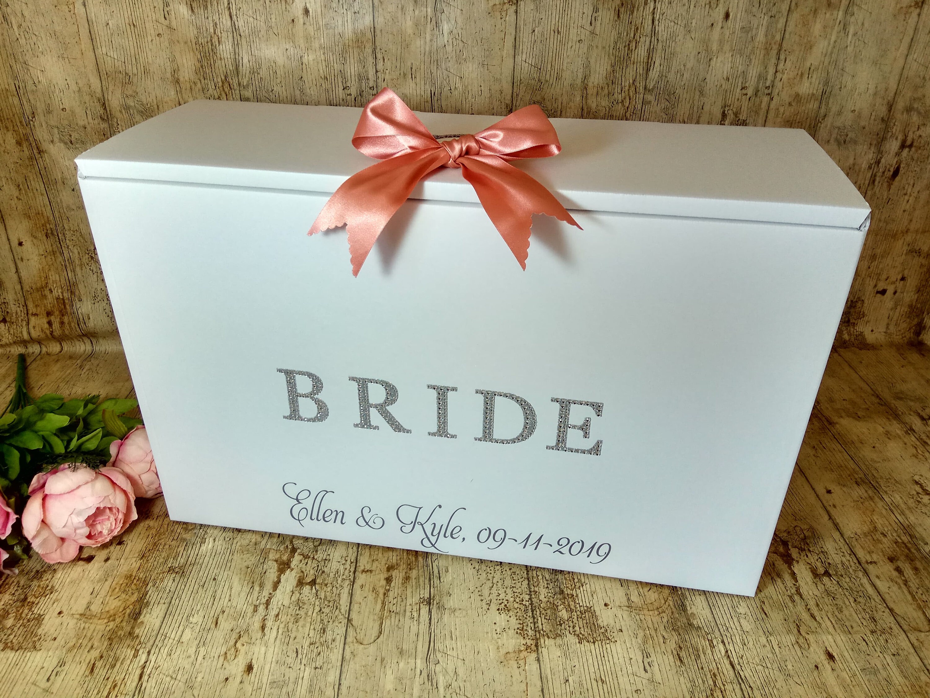 Wedding Dress Box personalised Airline size with packing Etsy