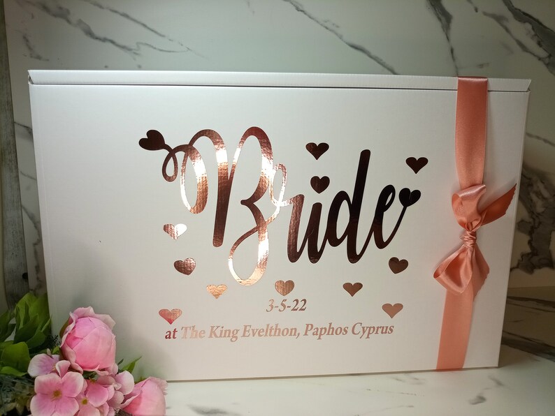 Wedding Dress Box Bridal Box Personalised Bride Hand Luggage Etsy UK