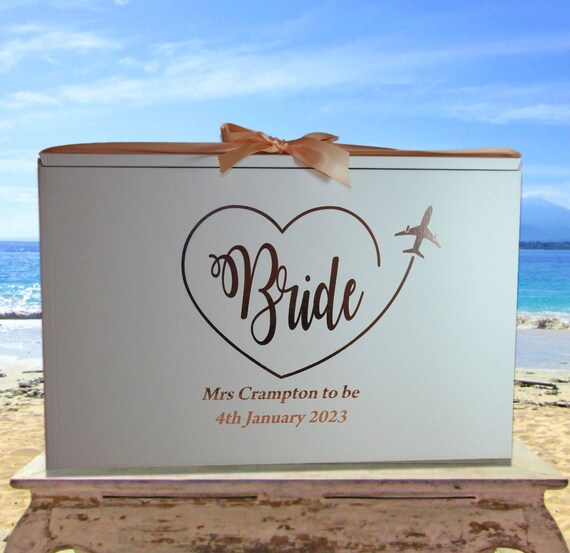 Personalised wedding cheap dress box