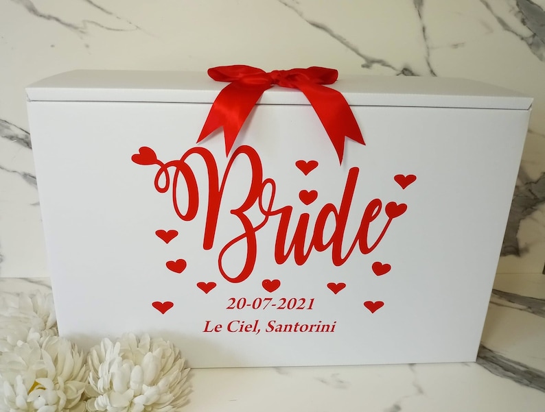 Wedding Dress Box Bridal Box Personalised Bride Hand Luggage Etsy UK
