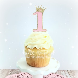 Primo Compleanno Ragazza Toppers Cupcake Prop Smash Torta Etsy