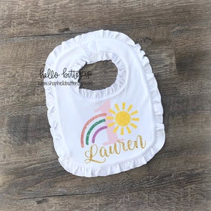 You are my sunshine Birthday, First Birthday Outfit Girl, First birthday bib, Girls first birthday outfit, Cake smash outfit, Birthday bib