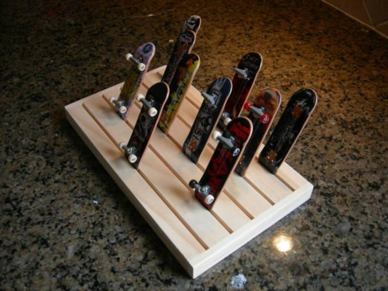 Teck Deck Rack Display and Storage for Fingerboard Skate Etsy