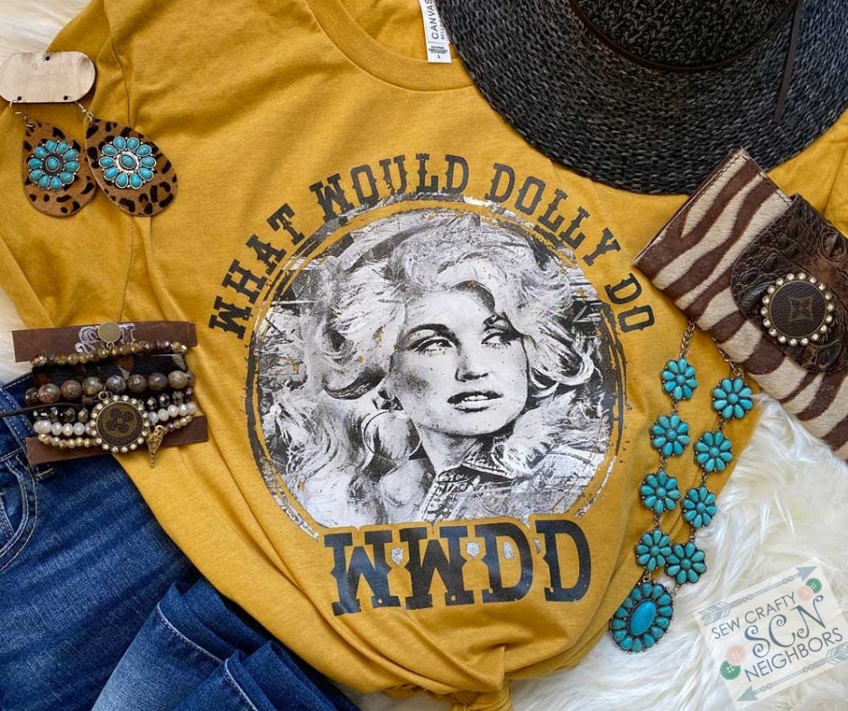 Discover WWDD - What Would Dolly Do Tee Shirt