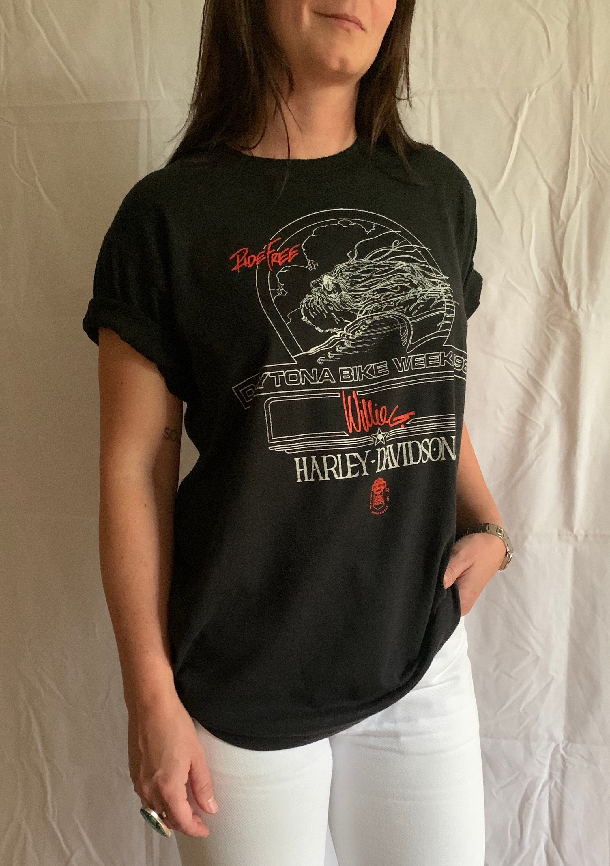 WILLIE G 90s HARLEY DAVIDSON Tシャツ ビンテージ 公式サイトから購入