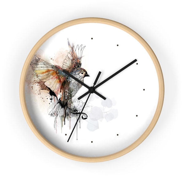 Birds Wall Clock - Etsy