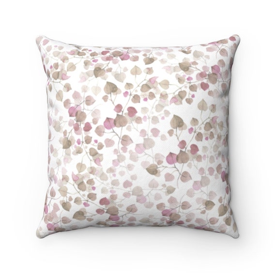 Blush Pink Pillow Accent Pillow Pink Blush Throw Pillow, Solid Blush Pillow