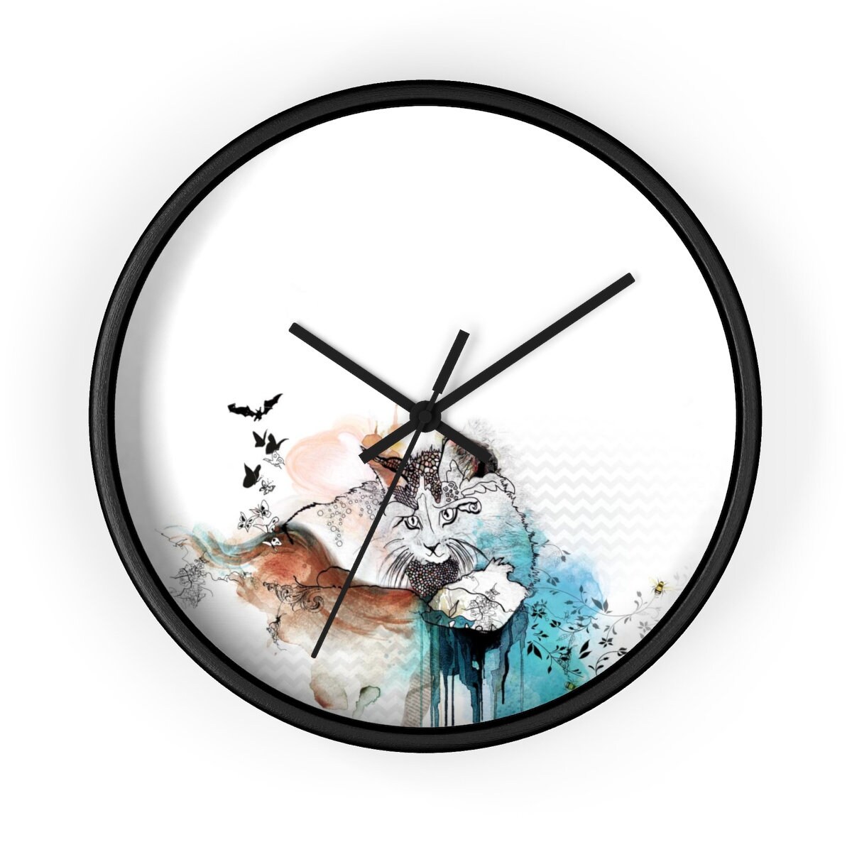 cat clock cat clock