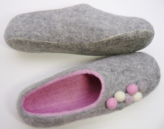 women's wool felt slippers