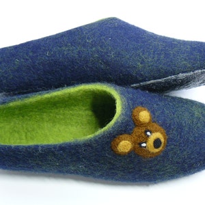 Womens Felted Wool Slippers