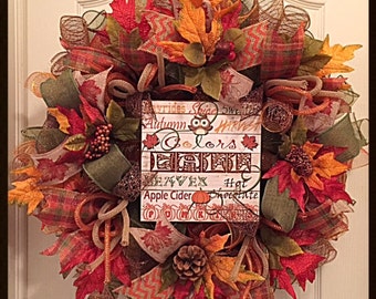 Subway Art Wreath Etsy