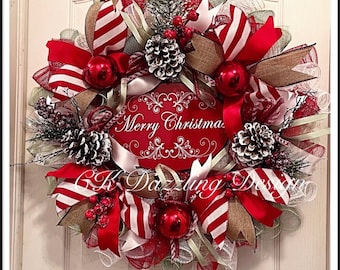　Decorated Christmas Wreath il_340x270.6982324976_mb4p.jpg