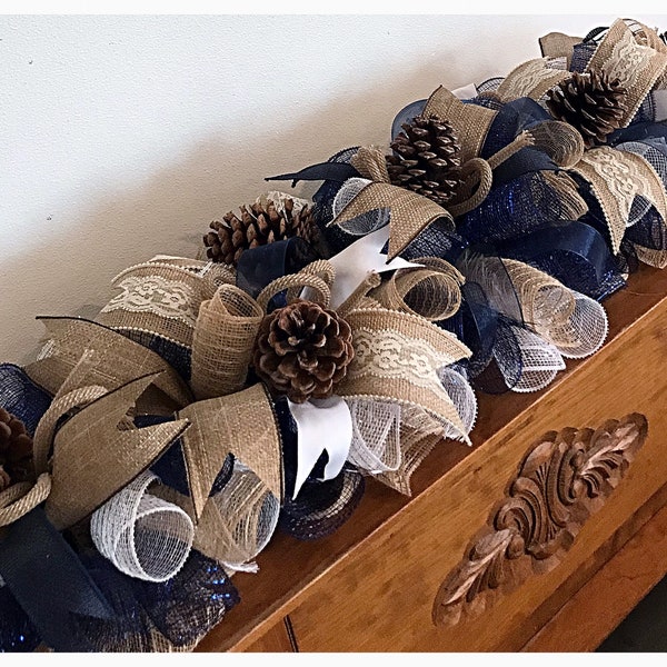 Deco Mesh Garland Etsy