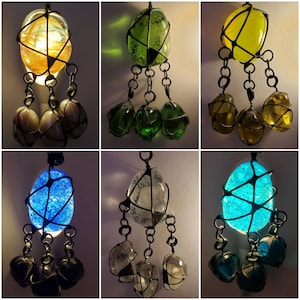 stained glass pendant