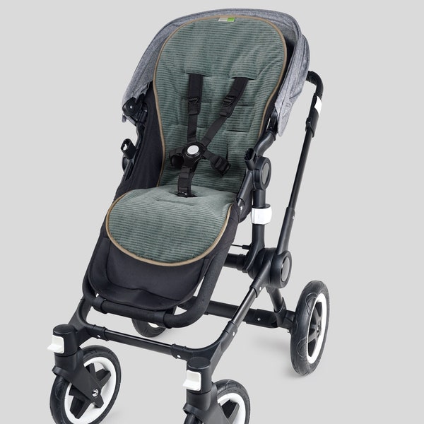 Sitzauflage Kinderwagen, Buggy Sitzauflage, Sommer, Liebes von Priebes, Bezug, Funktionssitzauflage, Einlage, MIA COOLAIR, ripp arctic