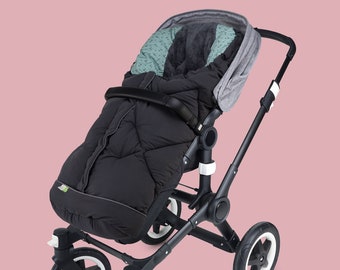 Fußsack, Winterfußsack, Wintersack, Kinderwagen, Buggy, Liebes von Priebes, Baby, JENS, heide, anthrazit