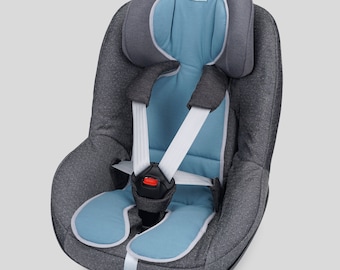 Sitzauflage für Autositz, Funktionssitzauflage für Baby,  Ersatzbezug, Wendeauflage, Autositzauflage, 9 - 18 kg, COOLAIR 1, mint