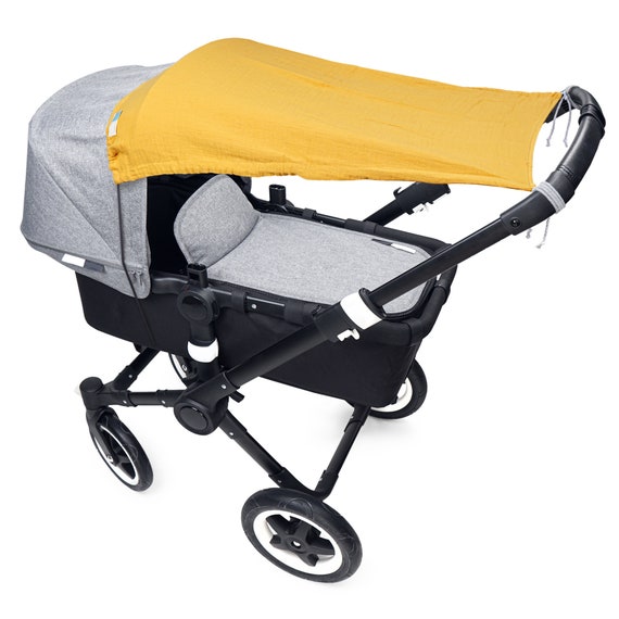 Kinderwagen Sonnensegel, musselin, Sonnenschutz, UV-Schutz, Sonnendach,  Liebes von Priebes, Kinderwagenschirm, Buggy, SAMSON, musselin ocre -  Etsy.de