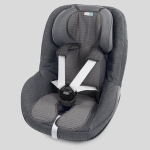 Housse de siège fonctionnelle pour bébé, housse de rechange, housse réversible, housse de siège auto, 9 - 18 kg, COOLAIR 1, pierre à gaufres/anthra