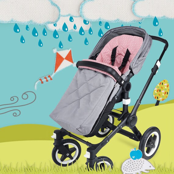 Baby Blanket Summer Footmuff Universal Footmuff Dear From Priebes All Year Round Footmuff Seat Cover MILA Gray Dots Rose Etsy Canada