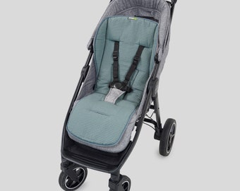 COOLAIR Sitzauflage Kinderwagen mit Waffel, Buggy Sitzauflage, Sommer, Liebes von Priebes, Bezug, Funktionssitzauflage, Einlage, KONRAD