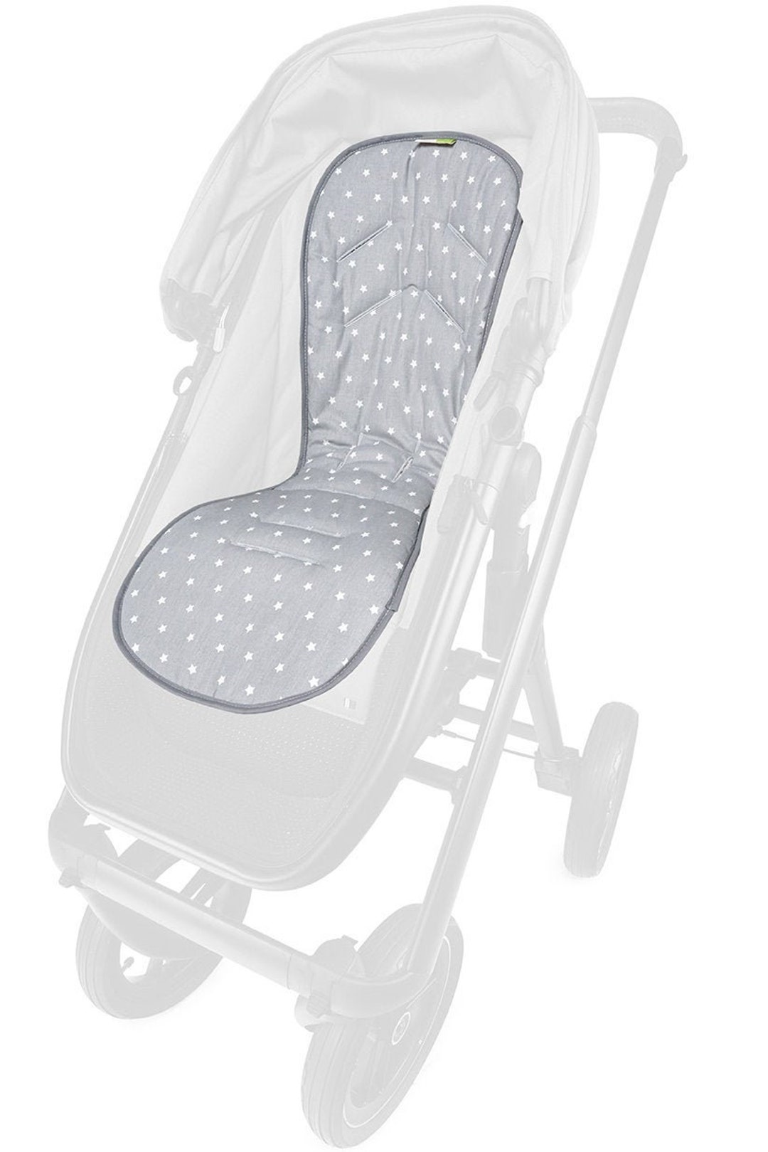 Seat Cover, Reversible Cover, Insert, Narrow Stroller, Buggy, MEIKE, Stars  Grey, Liebes Von Priebes - Etsy