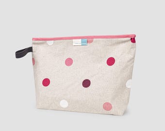 WETBAGS® Canvas, Liebes von Priebes WETBAG, Luiertas, Verschoontas, Tas voor reservekleding, Natte tas, Waterafstotend, Confettiroze