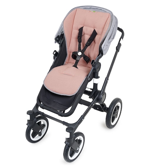 Sitzauflage Kinderwagen, Buggy Sitzauflage, Sommer, Liebes von Priebes,  Frottee Bezug, Frottee, Einlage, LOTTE, Waffelpiqu ros - Etsy.de