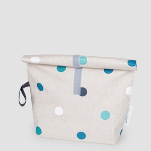 ROLLUP WETBAGS®, Liebes von Priebes, WETBAG, Windeltasche, Wechselkleidung Beutel, Nasstasche, wasserabweisend, confetti aqua