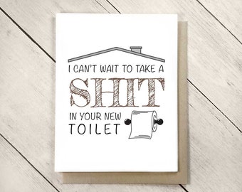 Congratulations on Your New Home Card, House Warming Gift, Funny New Home Card, First House Warming Card, House Warming Gift New House