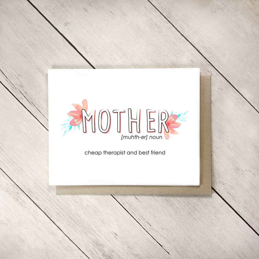 Funny Mother's Day Card for Mom, Funny Mom Birthday Card, Mom Funny ...