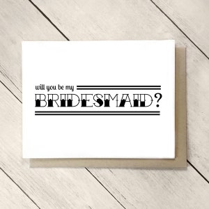Tattoo Bridesmaid Card Set, Will You be My Bridesmaid, Maid of Honor Proposal, Wedding Party Gift, Ask Bridal Party, Wedding Stationery