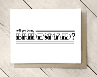 Tattoo Bridesmaid Card Set, Will You be My Bridesmaid, Maid of Honor Proposal, Wedding Party Gift, Ask Bridal Party, Wedding Stationery