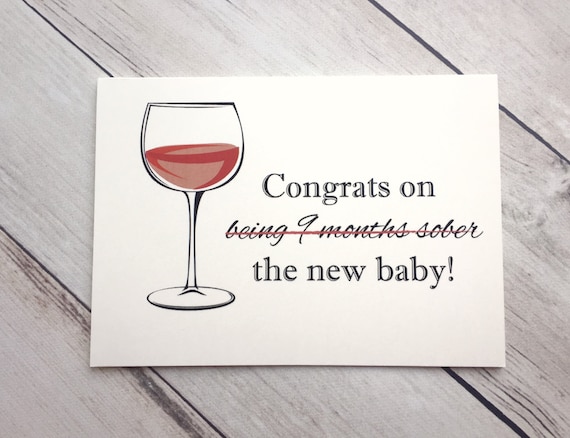 funny congratulations on new baby card congrats expecting etsy congrats on new baby