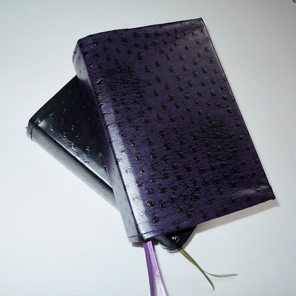 Faux Ostrich Leatherette Bible/Book Cover, Limited Edition in Assorted Colors for Revised NWT