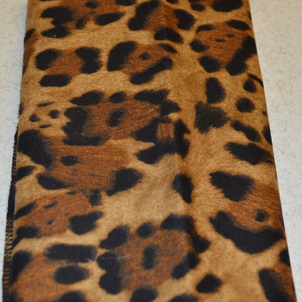 9" x 9" Leopard Print Pocket Square