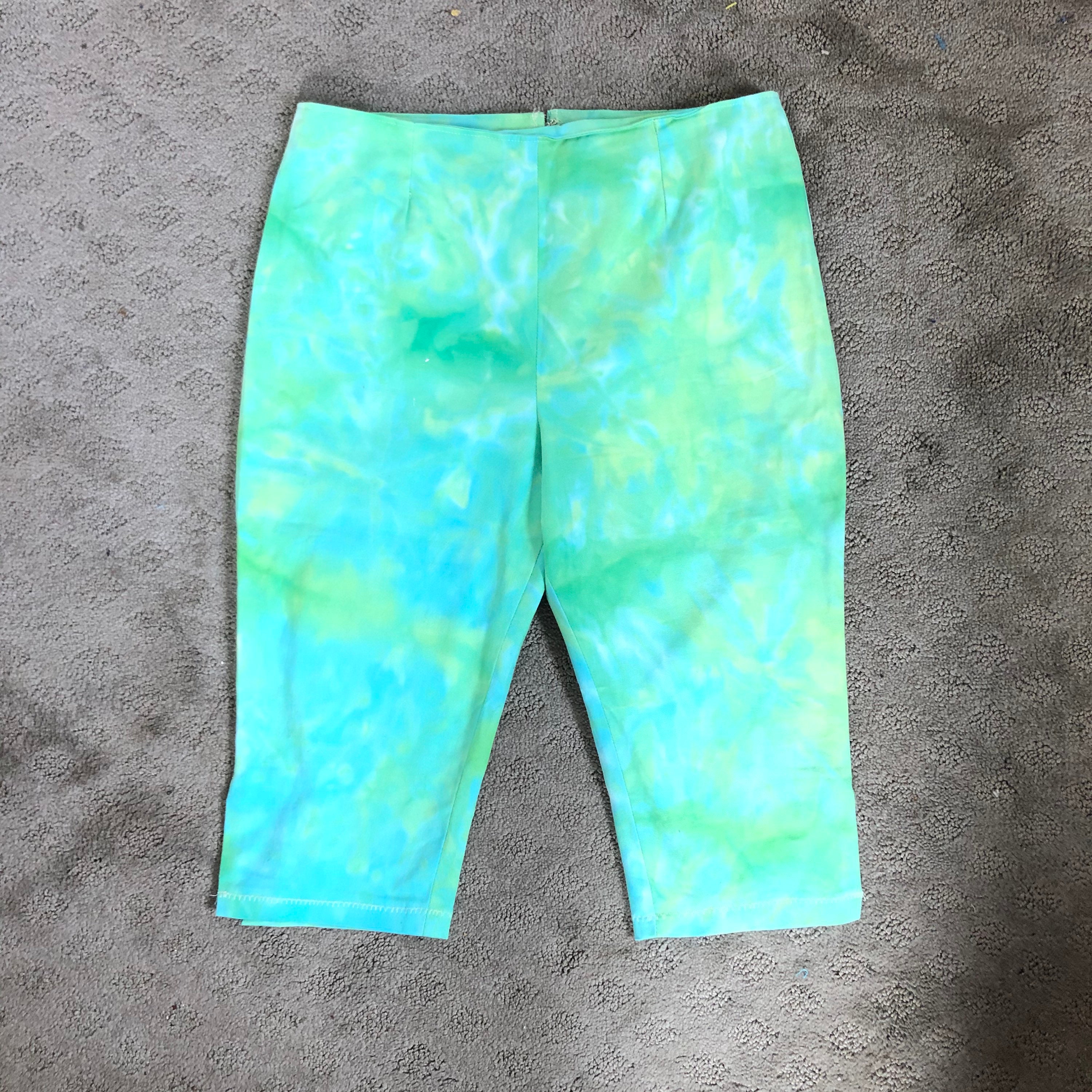 Vintage 60s Tie Dye Petal Pushers Capri 