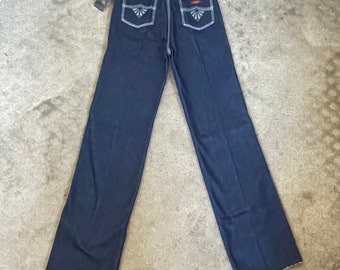 Sexy 70’s high waisted NWT “Graffiti” jeans Sz 28-30” W