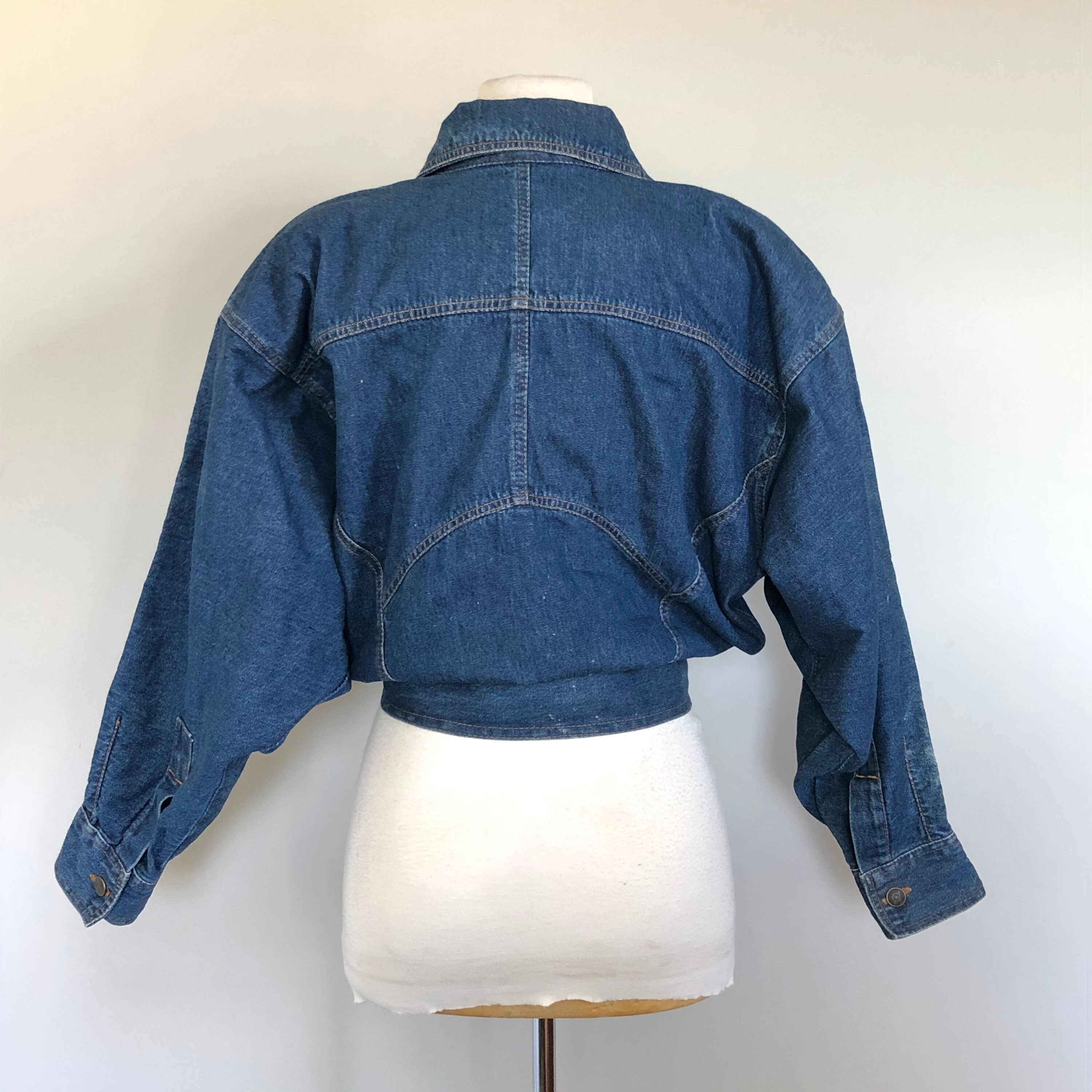 Vintage 80s Stylish Denim Standing Ovation Jean Jacket Sz | Etsy