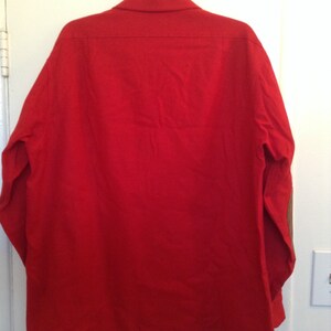 Vintage Pendleton woolen mills winter Christmas Red Workwear shirt Sz XL image 5